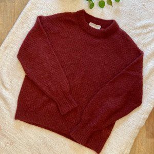 Everlane Oversized Alpaca Wool Crewneck Sweater | S